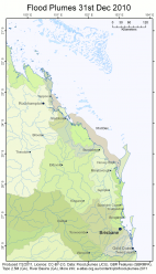 QLD Flood Plumes 2010-12-31