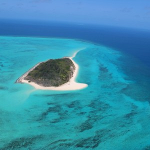 Zuizin Reef (Halfway Island) - Aerial view