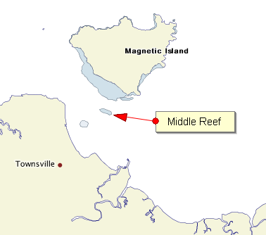 Middle Reef location