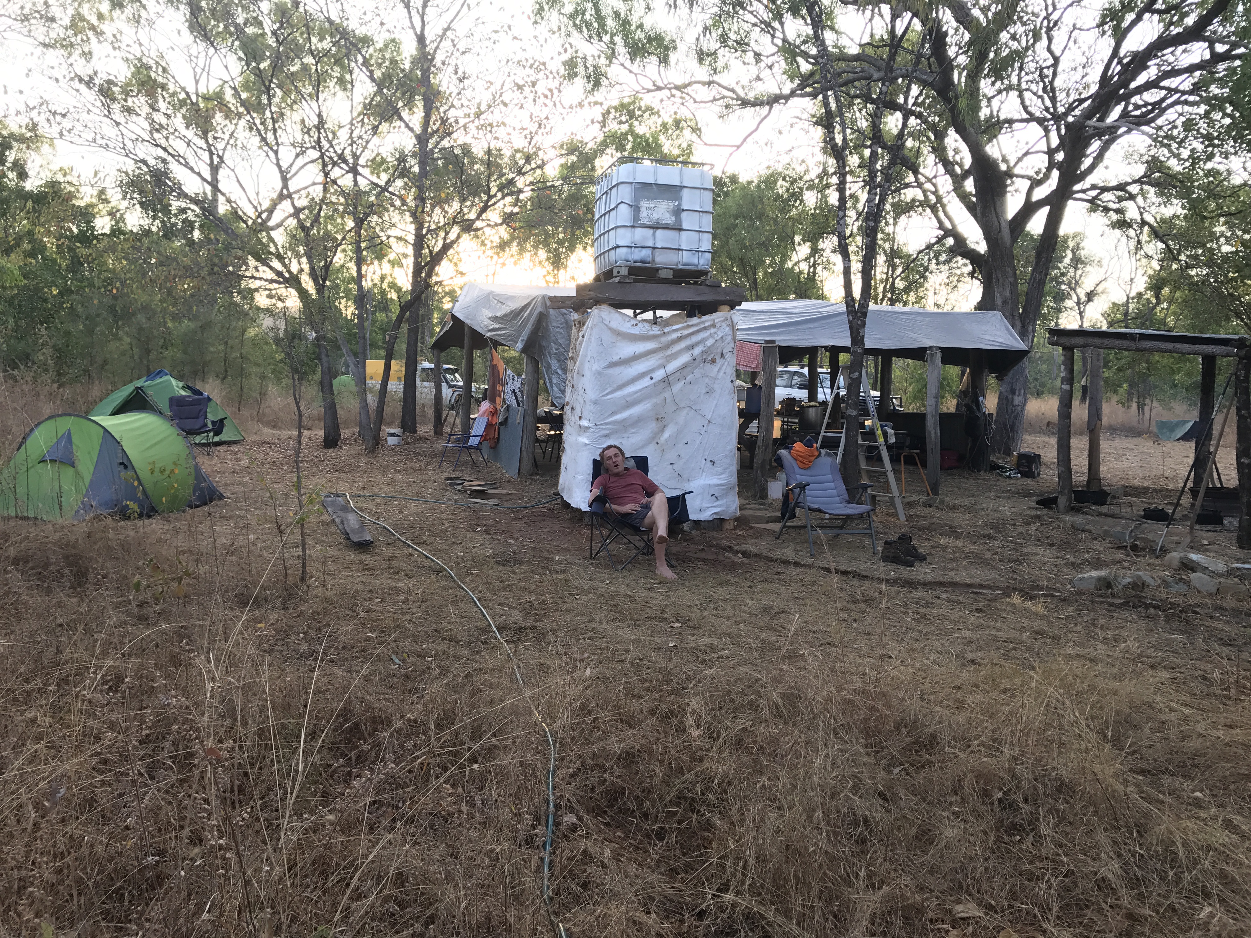 Field camp at Crocodile Station