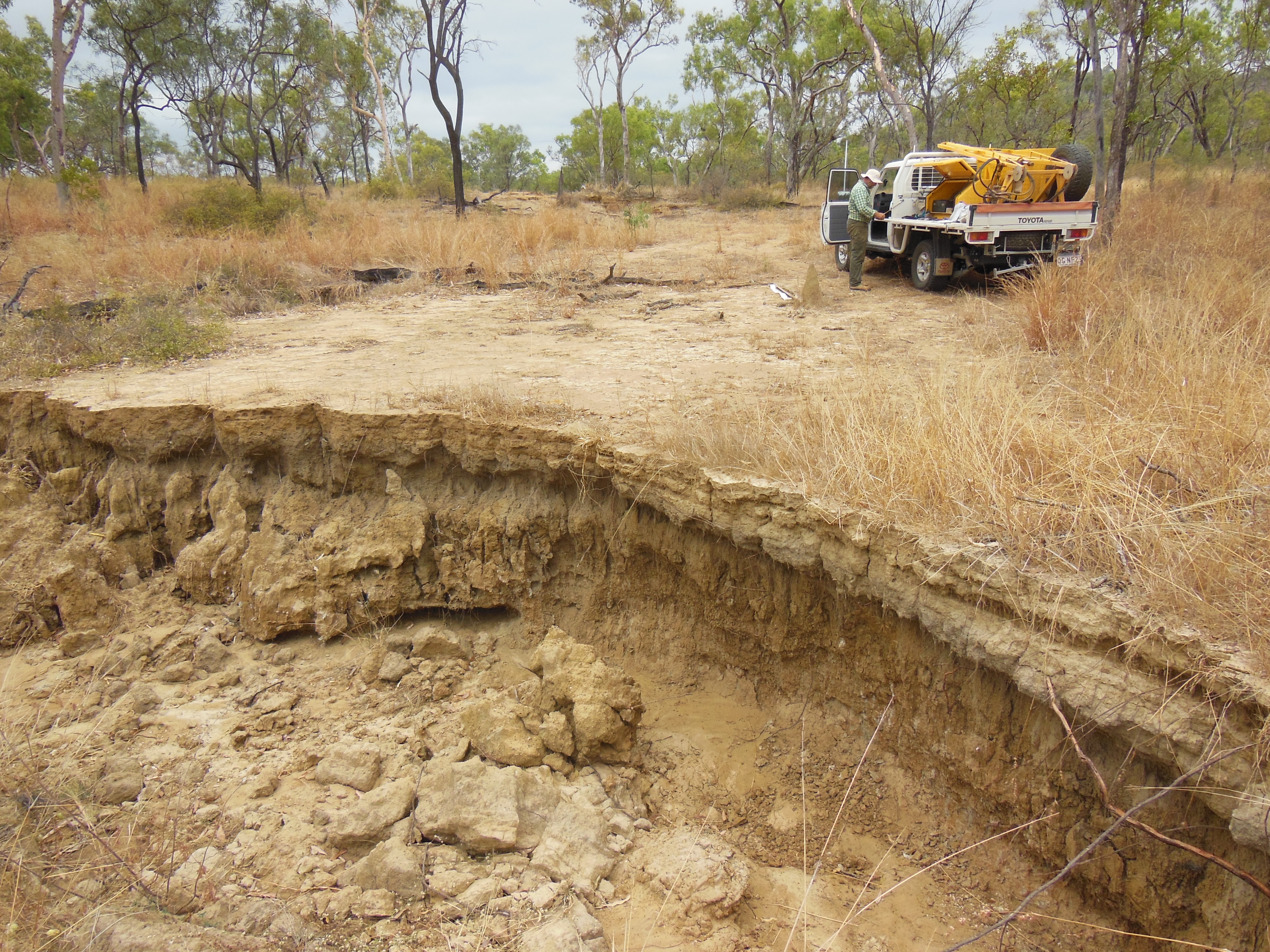 Control gully at the Crocodile experimental gully rehabilitation site