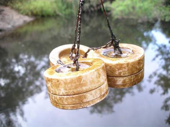 Empore Discs retrieved after a thirty day deployment in a river