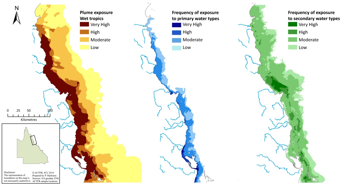 Coastal flood plume exposure in the North Queensland Wet Tropics