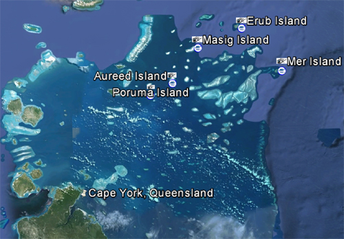 Torres Strait map
