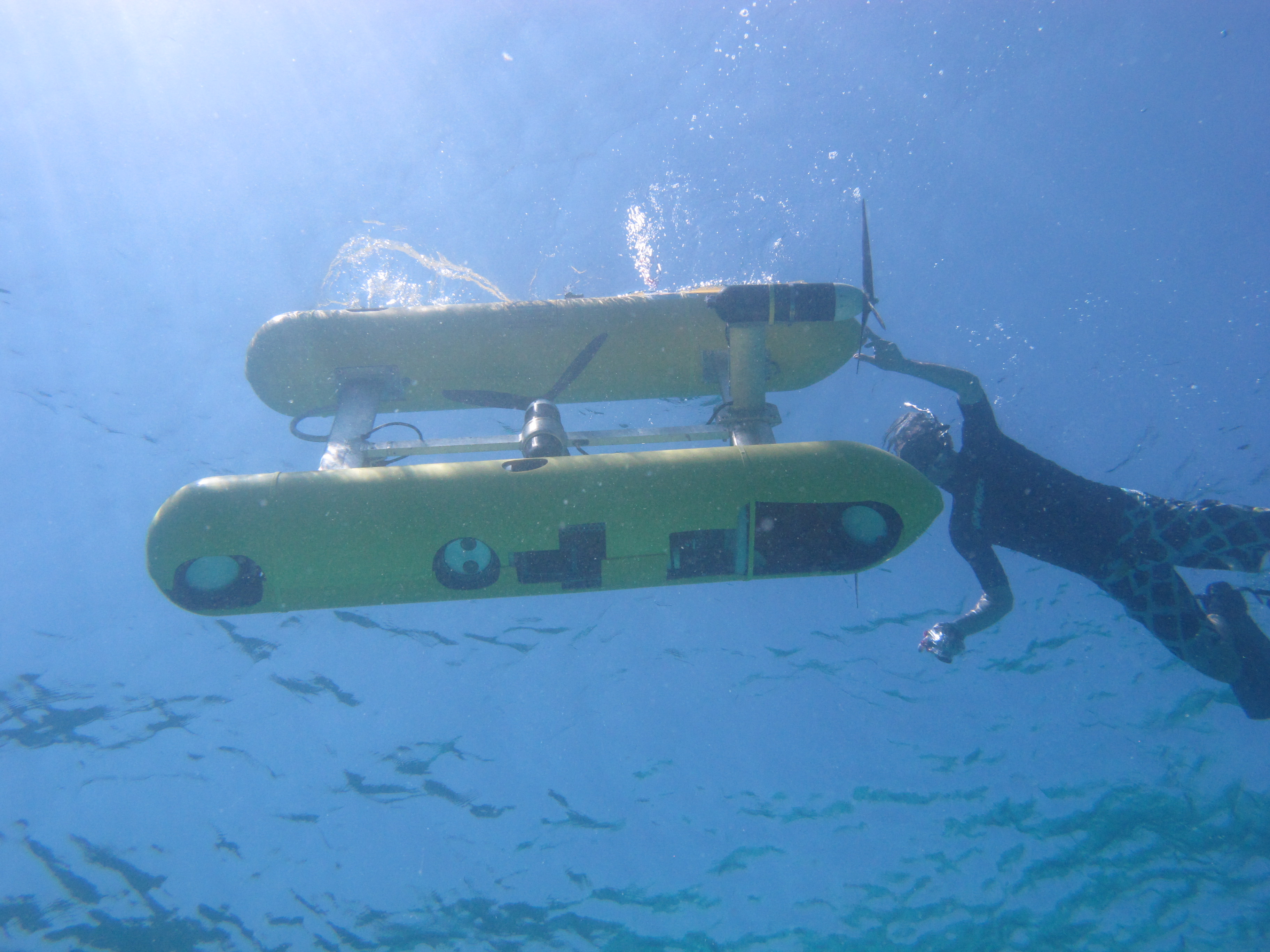 AUV from underwater