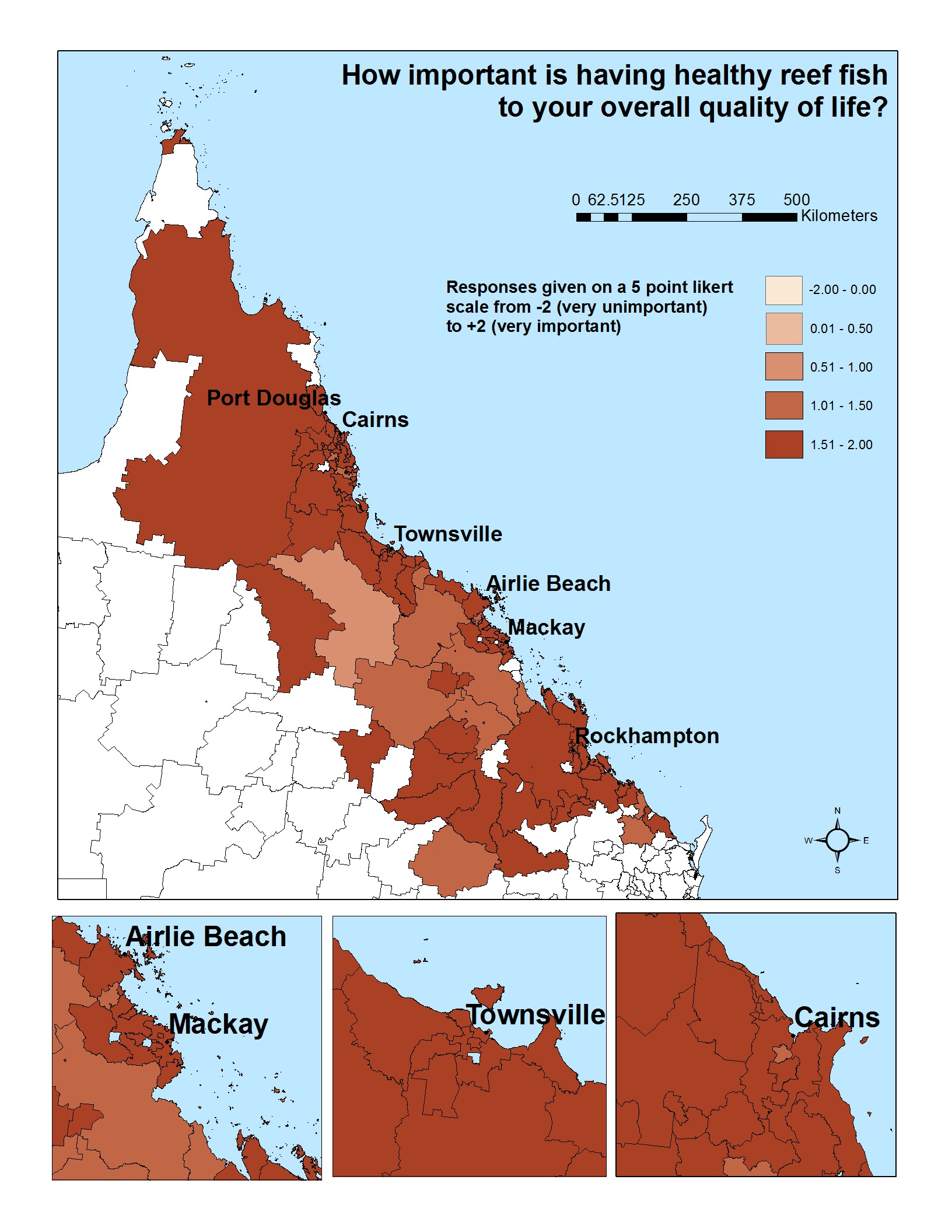 How important is having healthy reef fish to your overall quality of life?