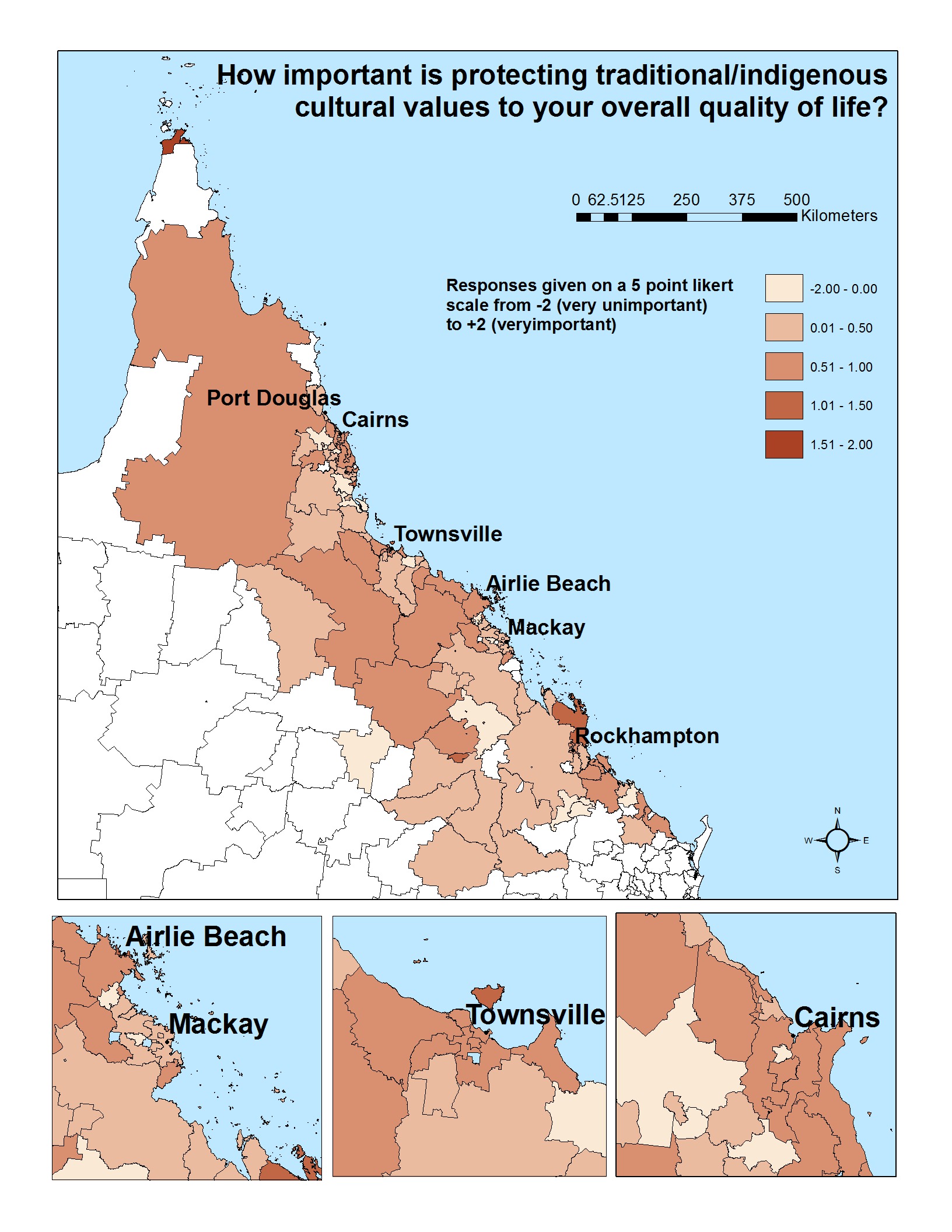 How important is protecting tradition/indigenous cultural values to your overall quality of life?