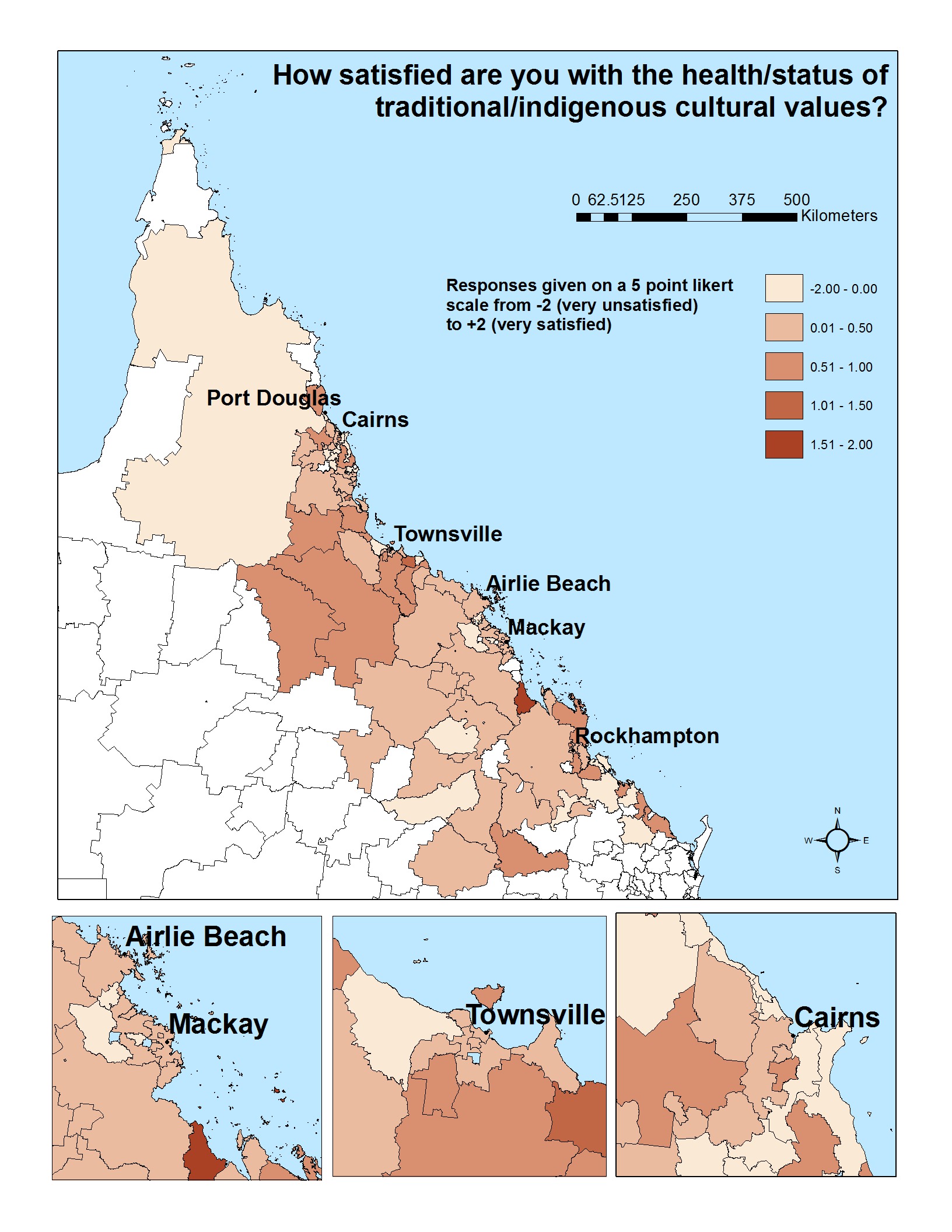How satisfied are you with the health/status of traditional/indigenous cultural values?