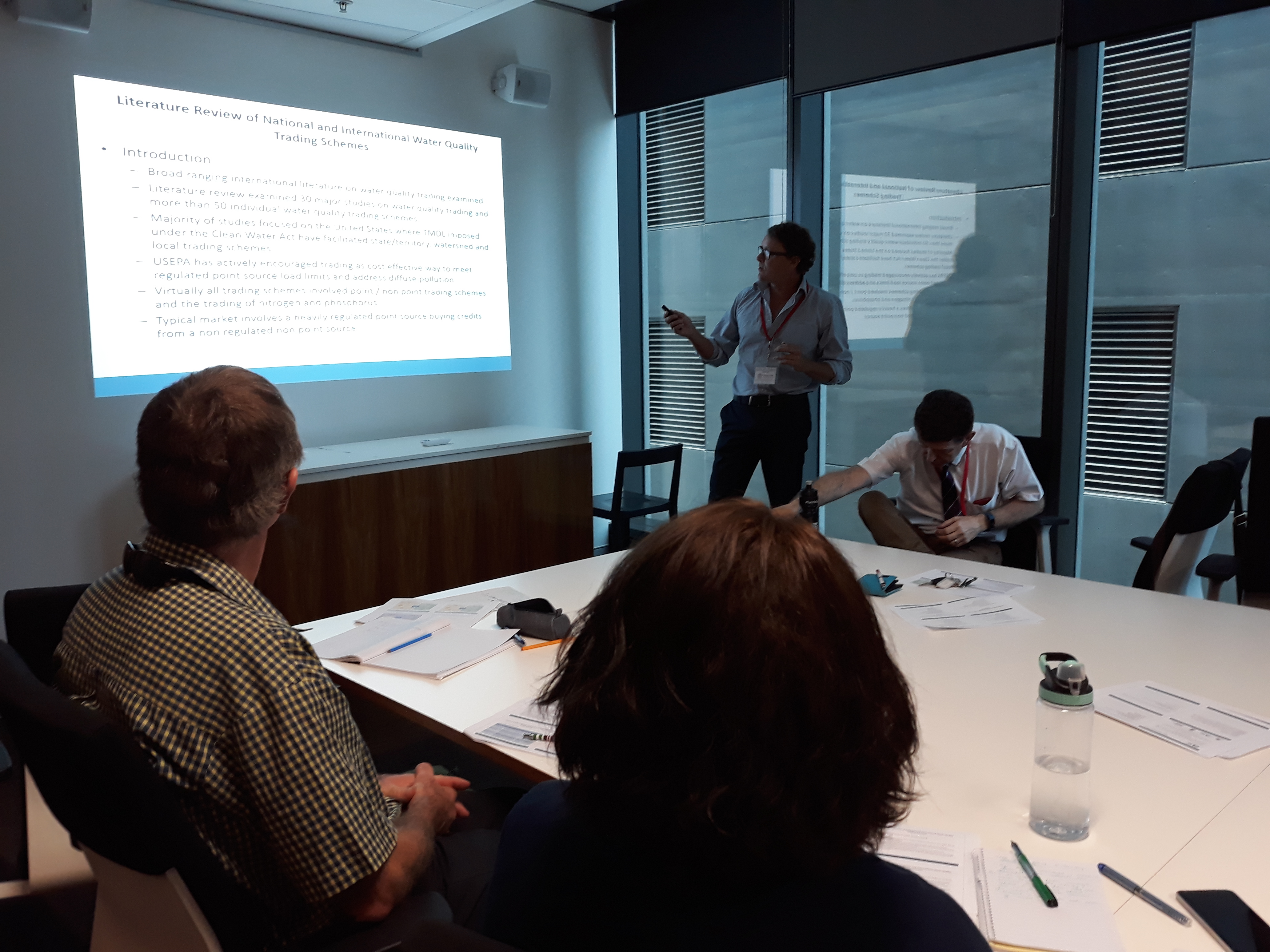 Dr Adrian Volders presenting at DEHP OGBR Workshop - 16/11/17
