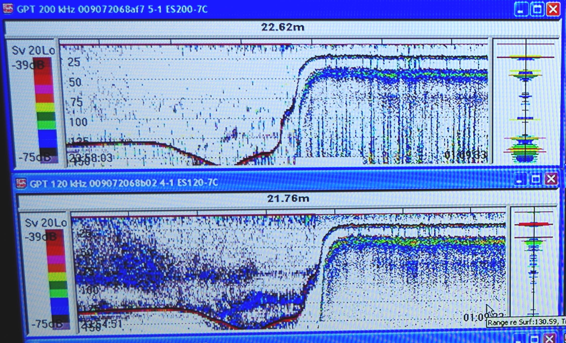 EK60 sound map