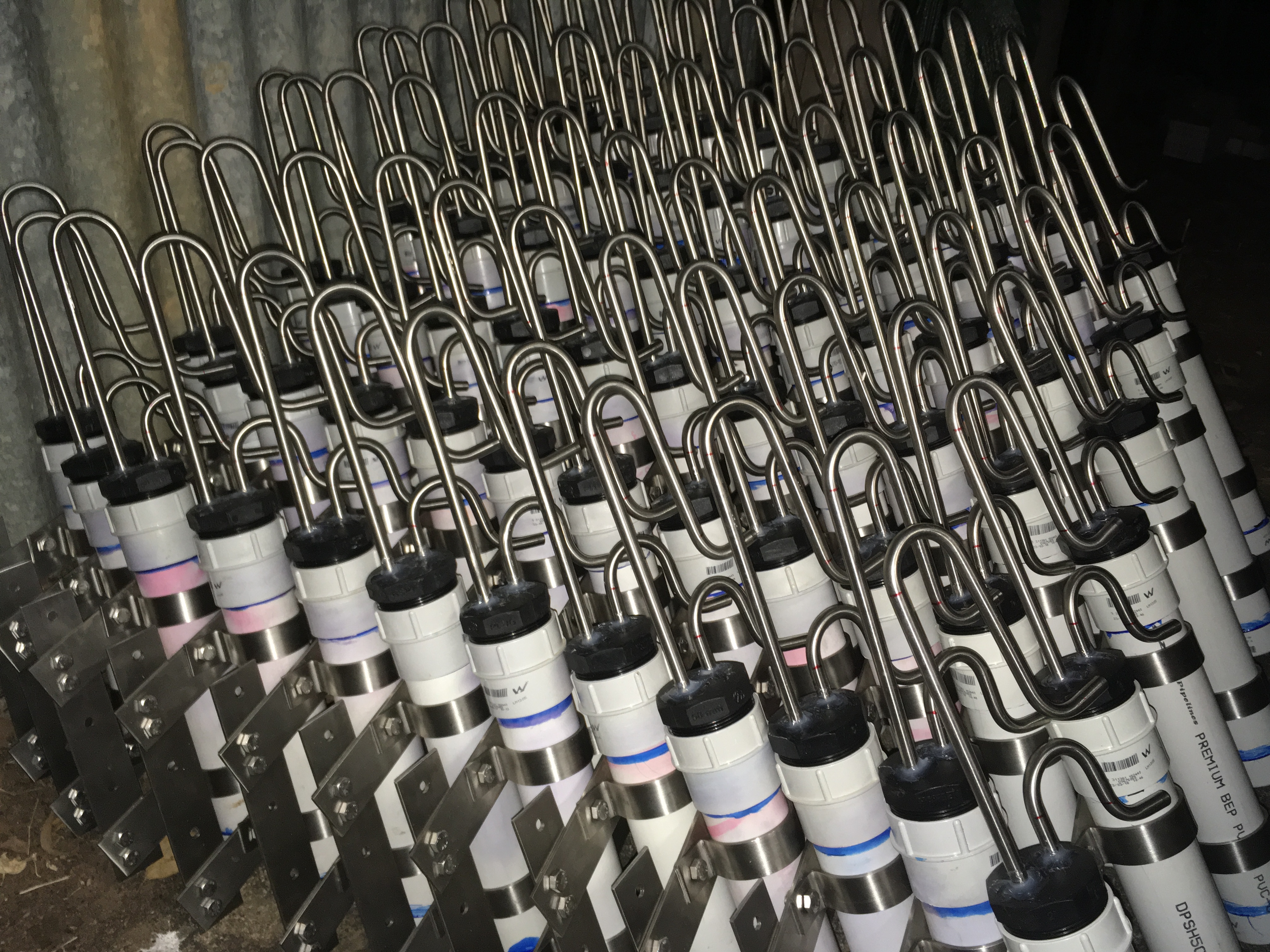RSS Sampler arrays ready for instaallation at Crocodile