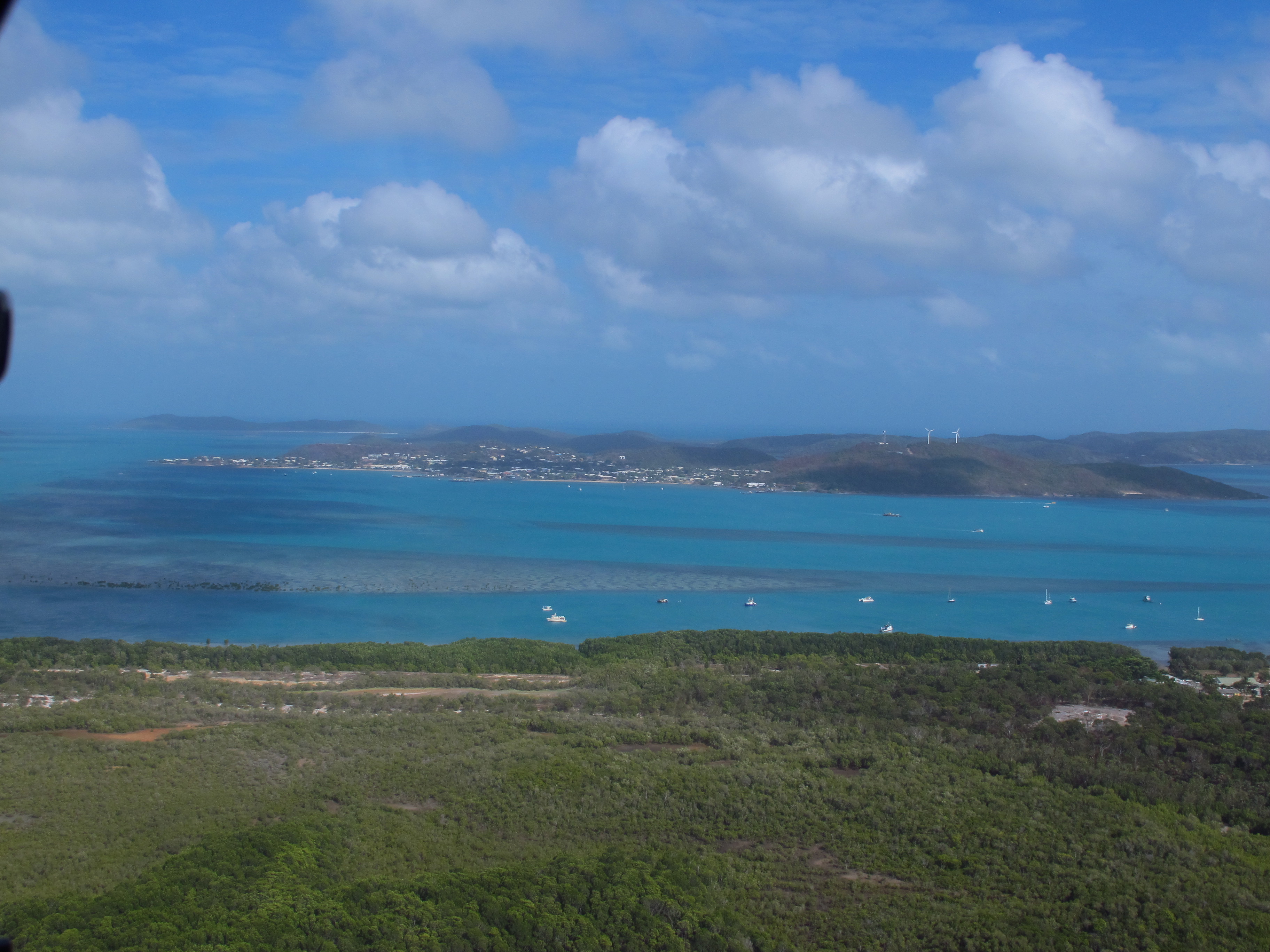 Thursday Island - Aerial view from Horn island