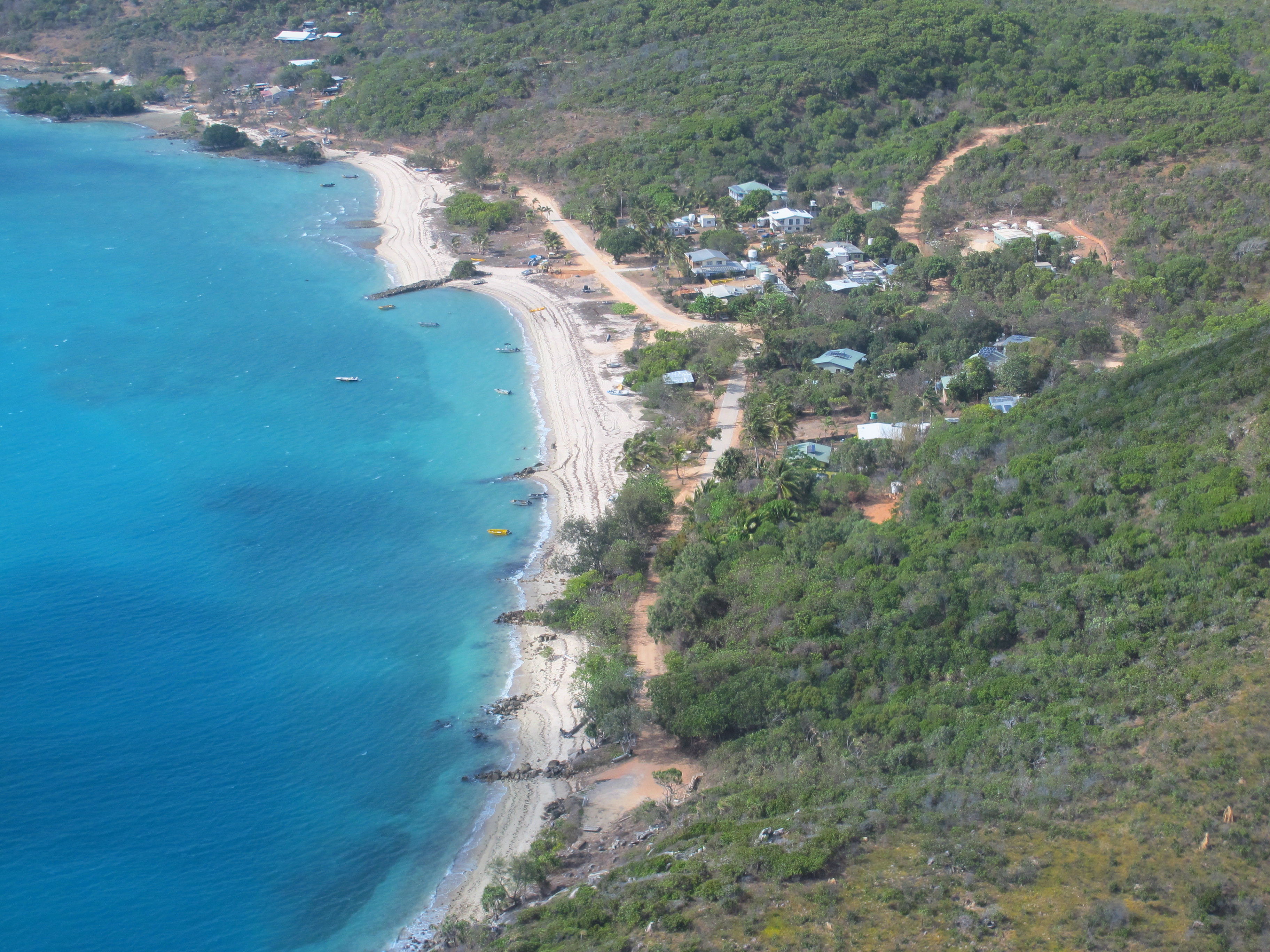 Prince of Wales Island - Aerial view of community