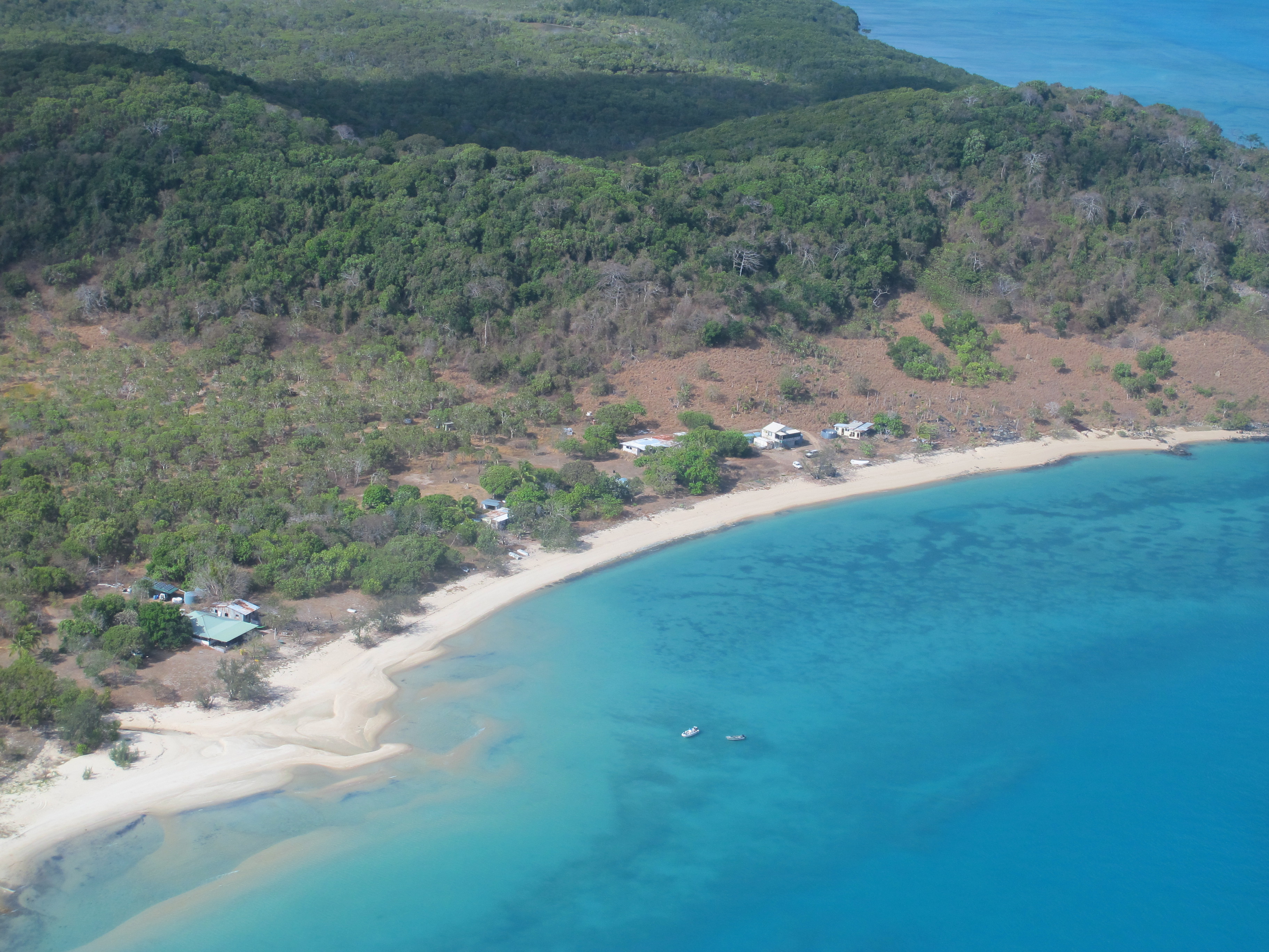 Prince of Wales Island - Aerial view of community