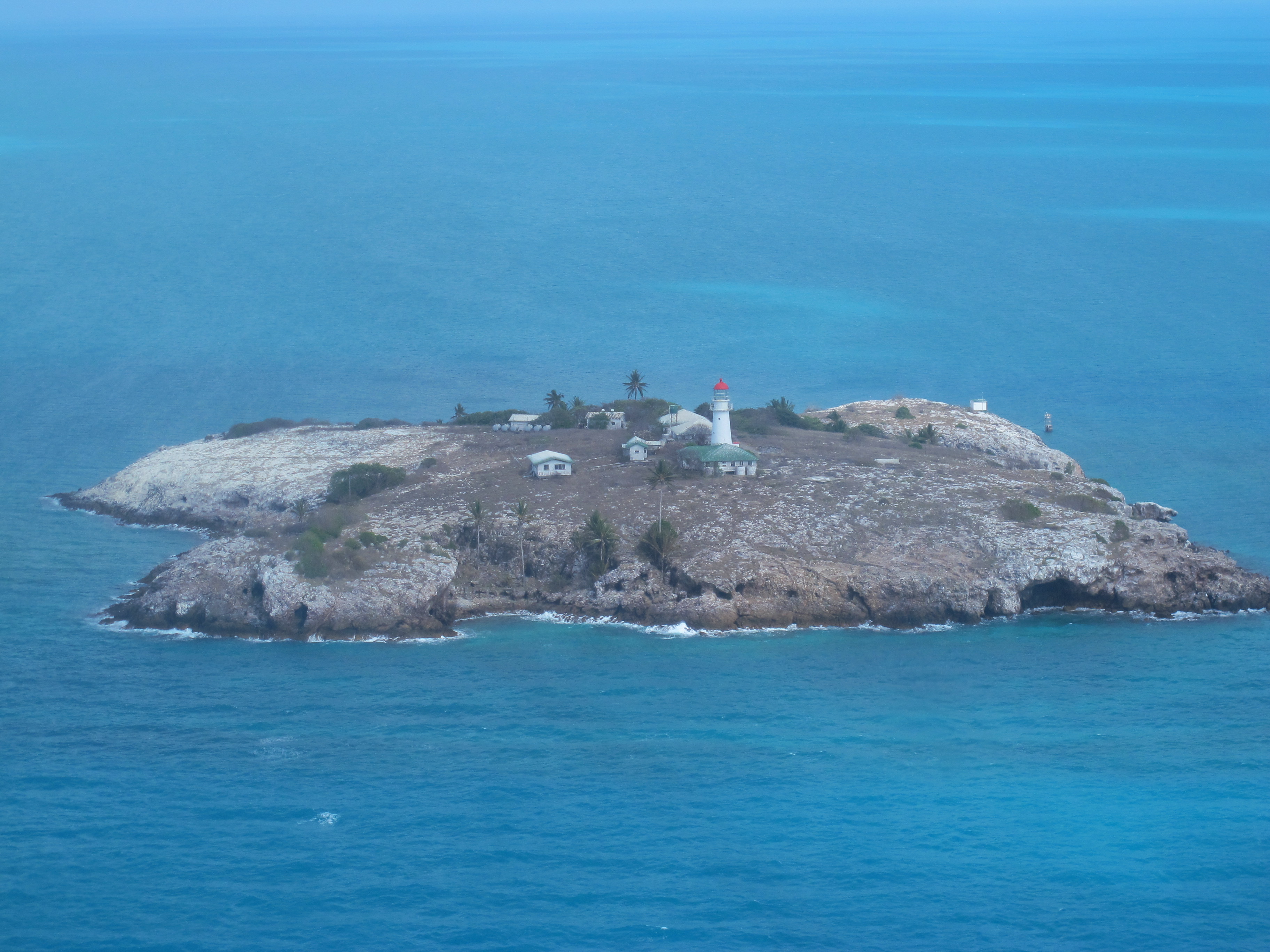 Booby Island - Aerial view of light house