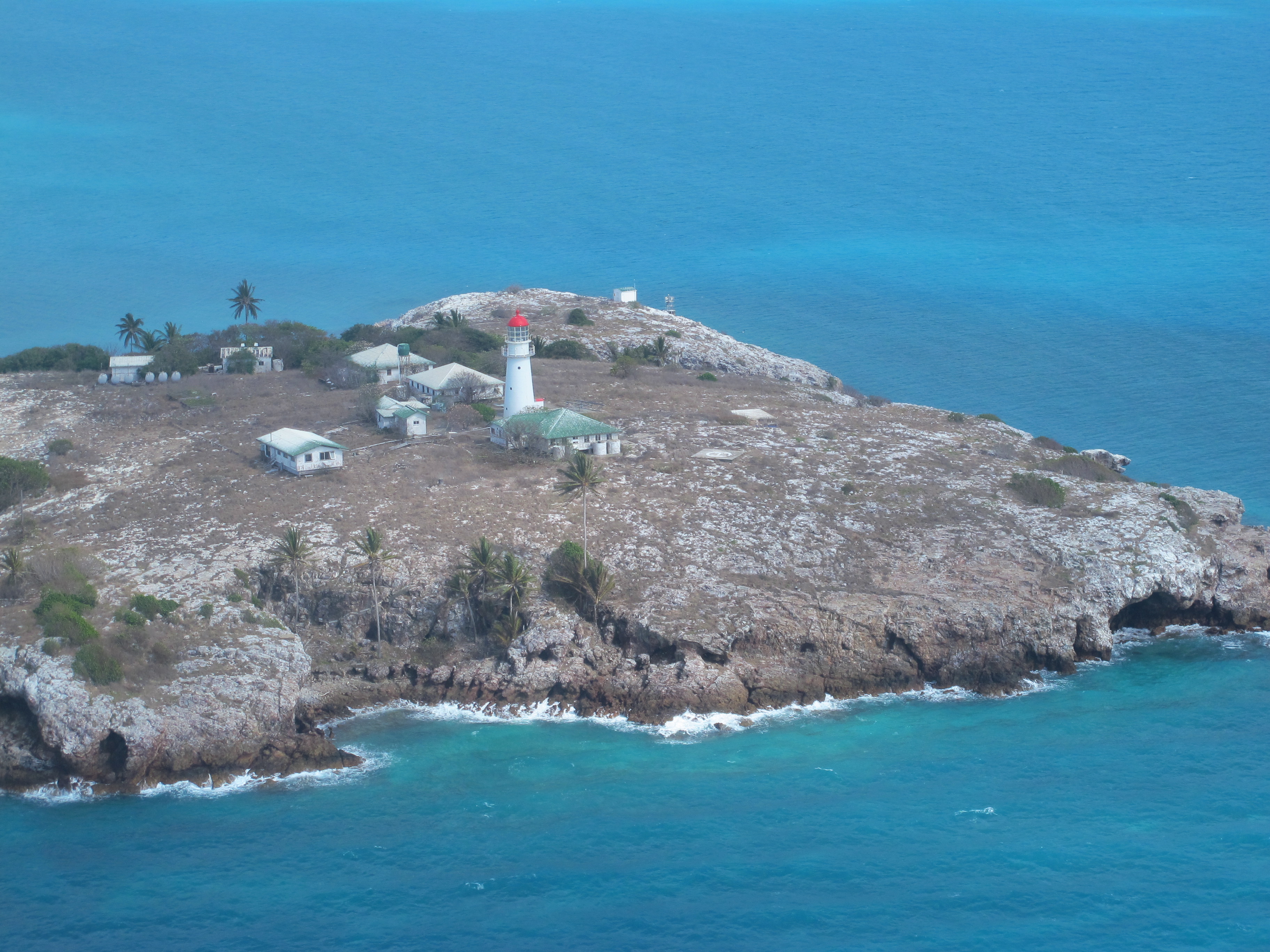 Booby Island - Aerial view of light house