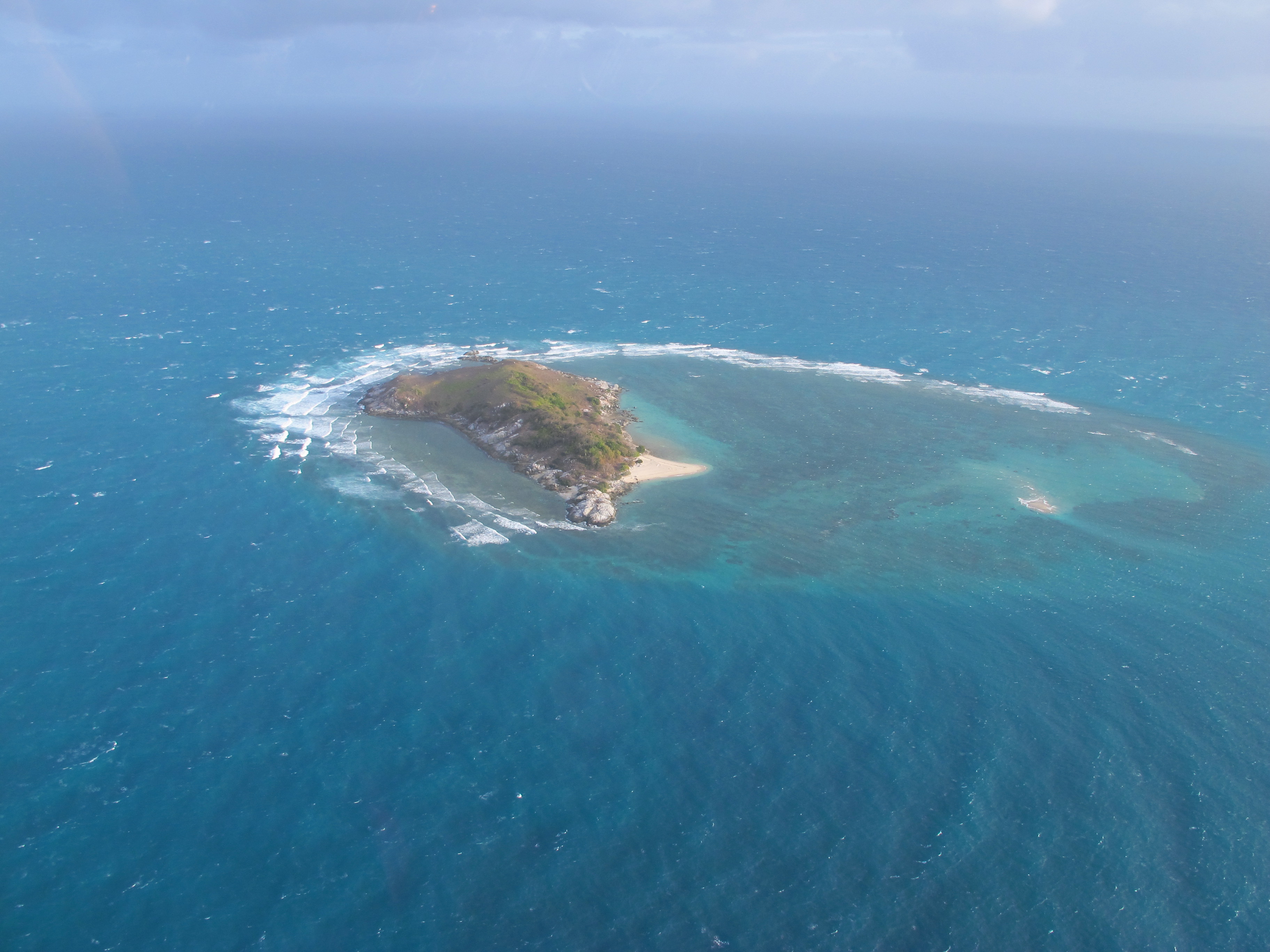 Mokanab Islet - Aerial view