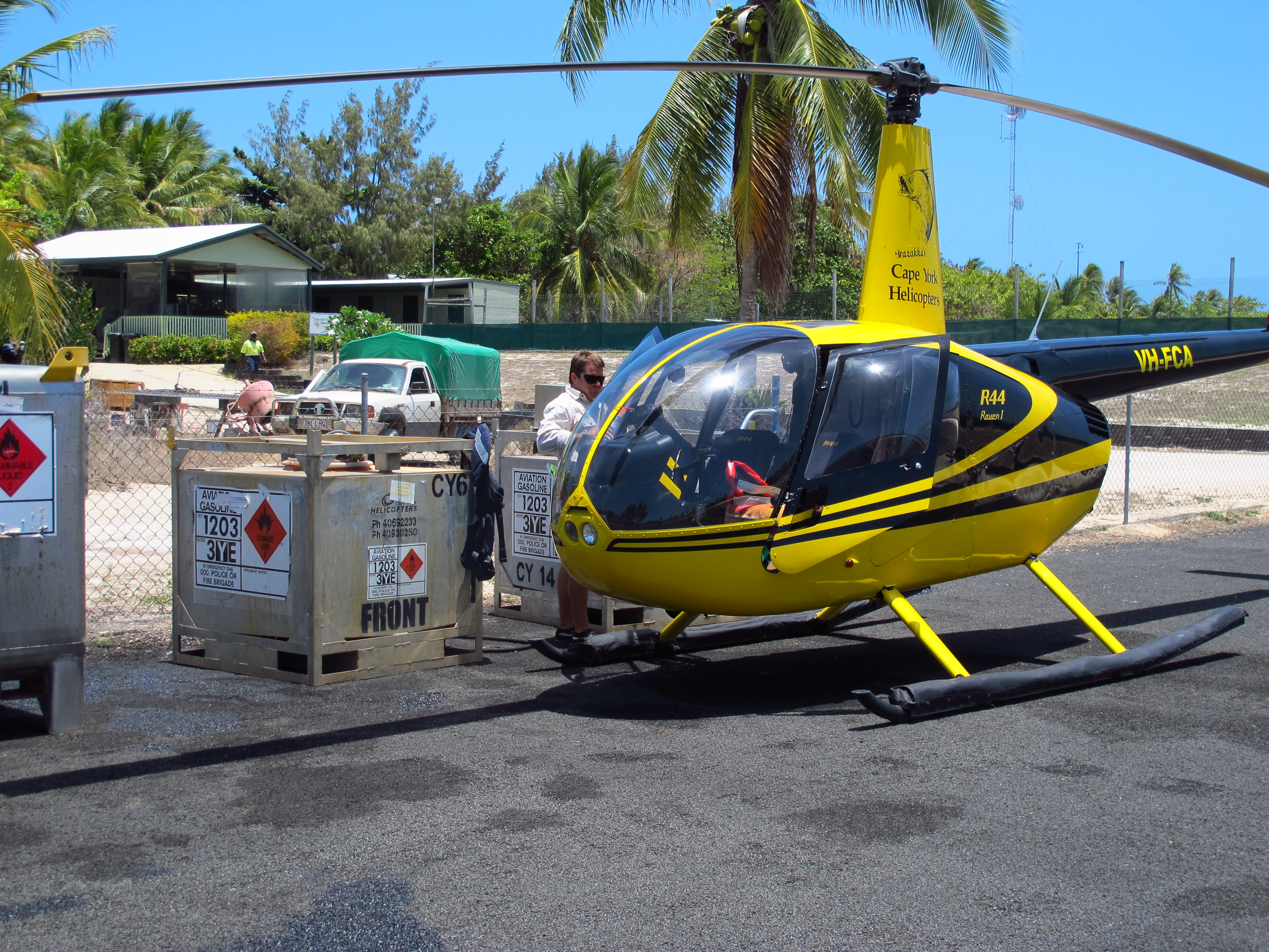 Coconut Island - Helicopter refueling