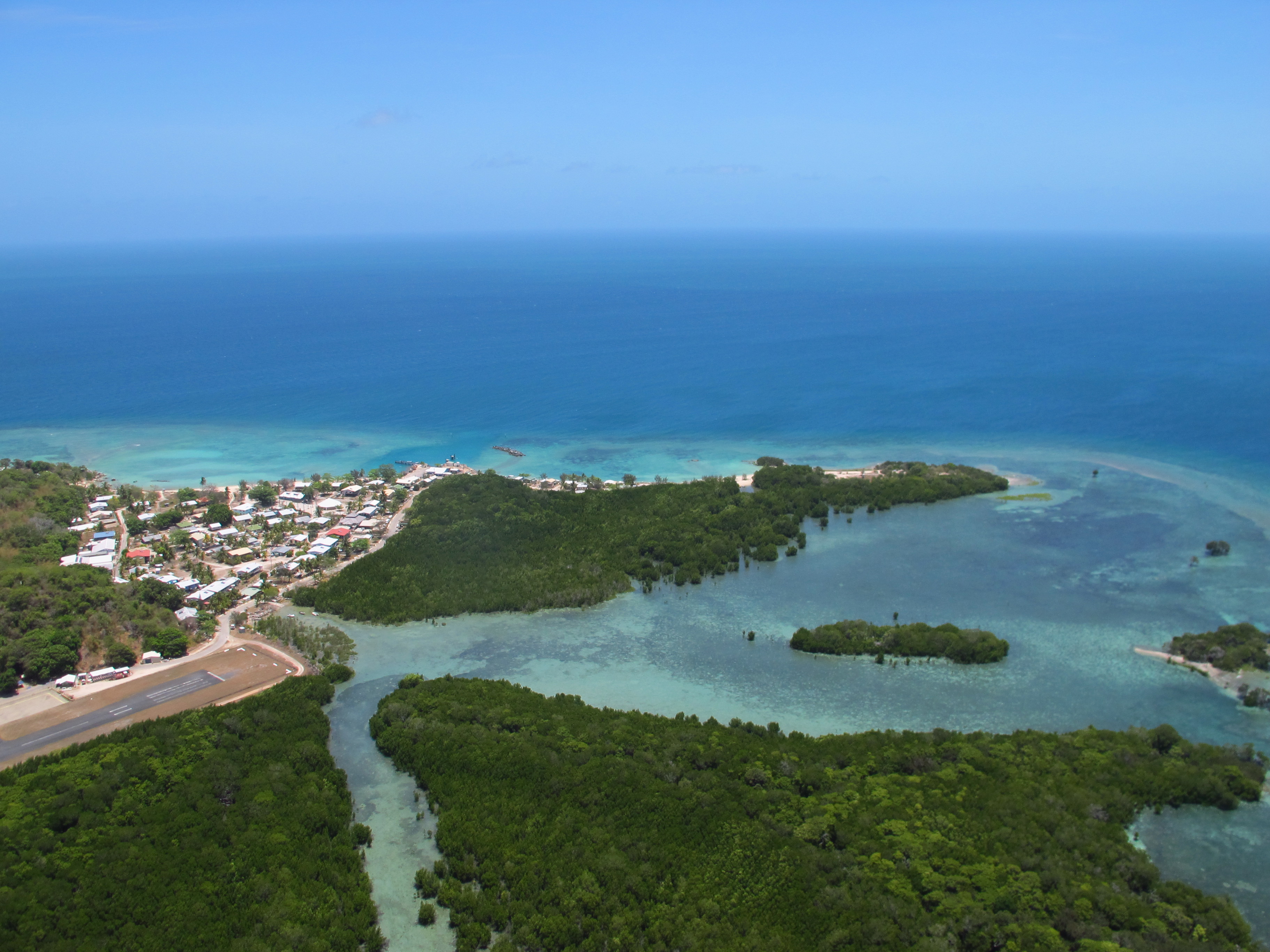 Iama Island - Aerial view