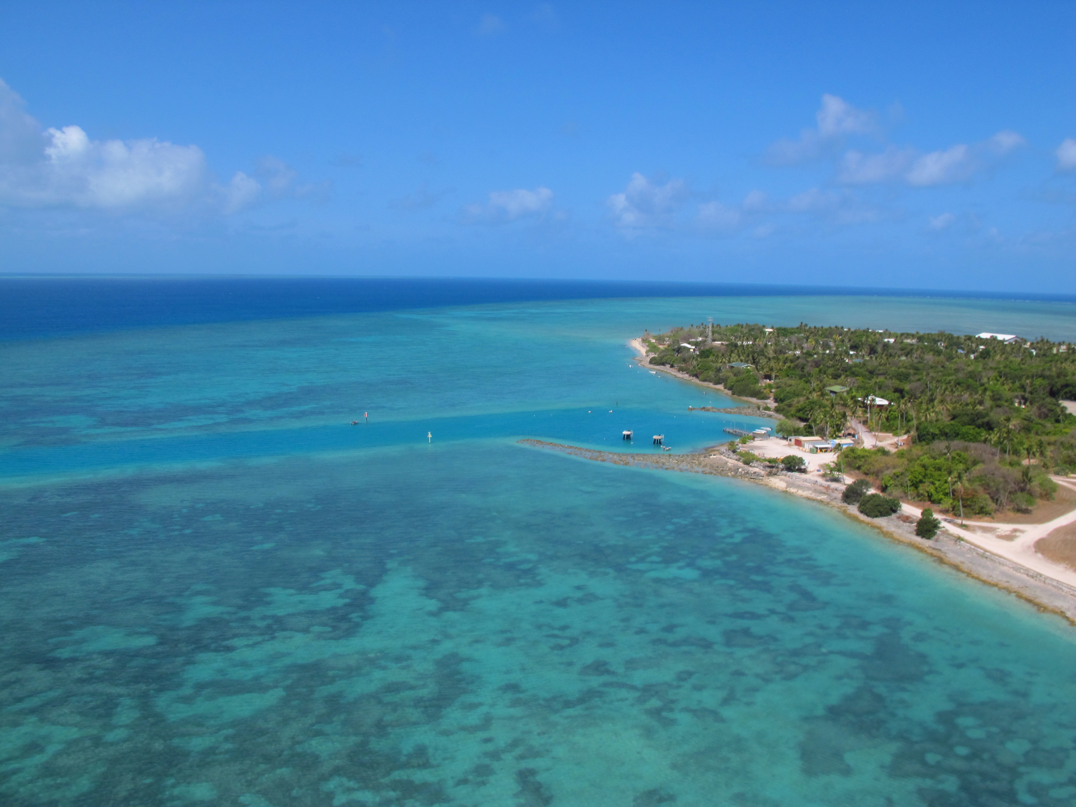 Warraber Island - Aerial view