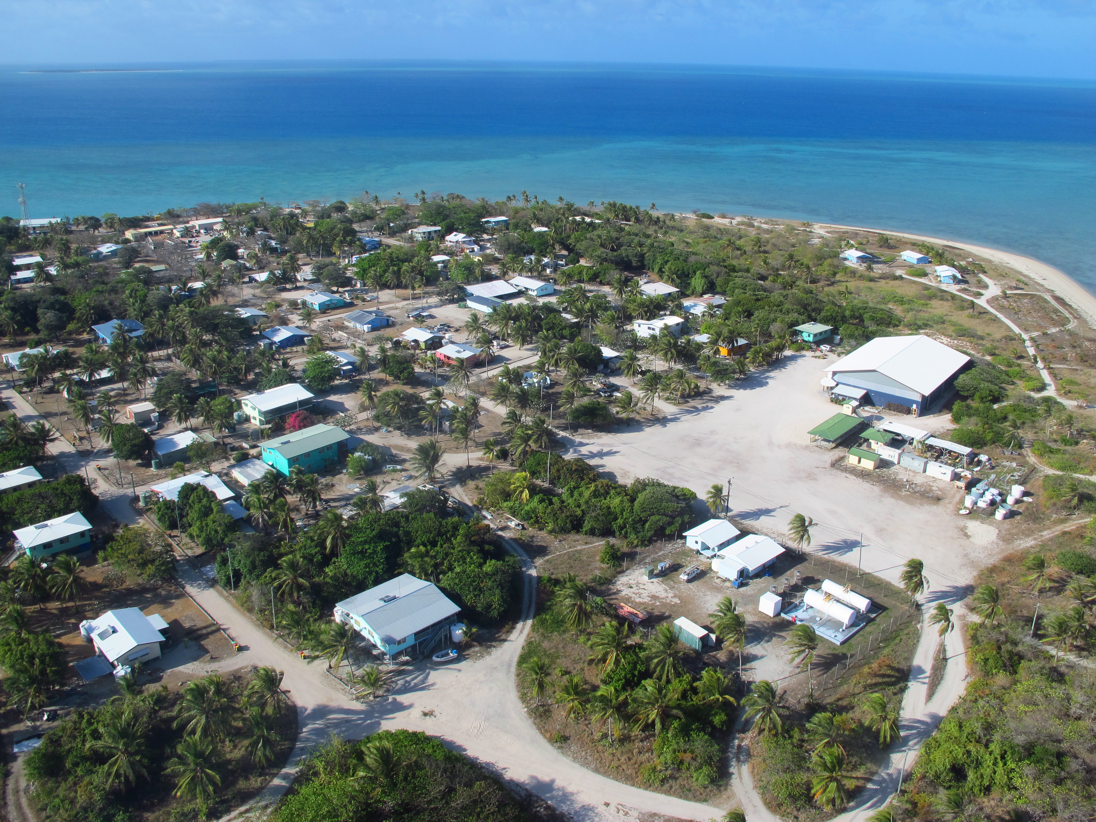 Warraber Island - Aerial view