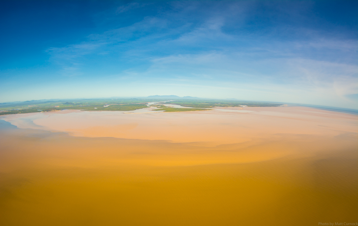 Inner Burdekin flood plume with Burdekin River mouth
