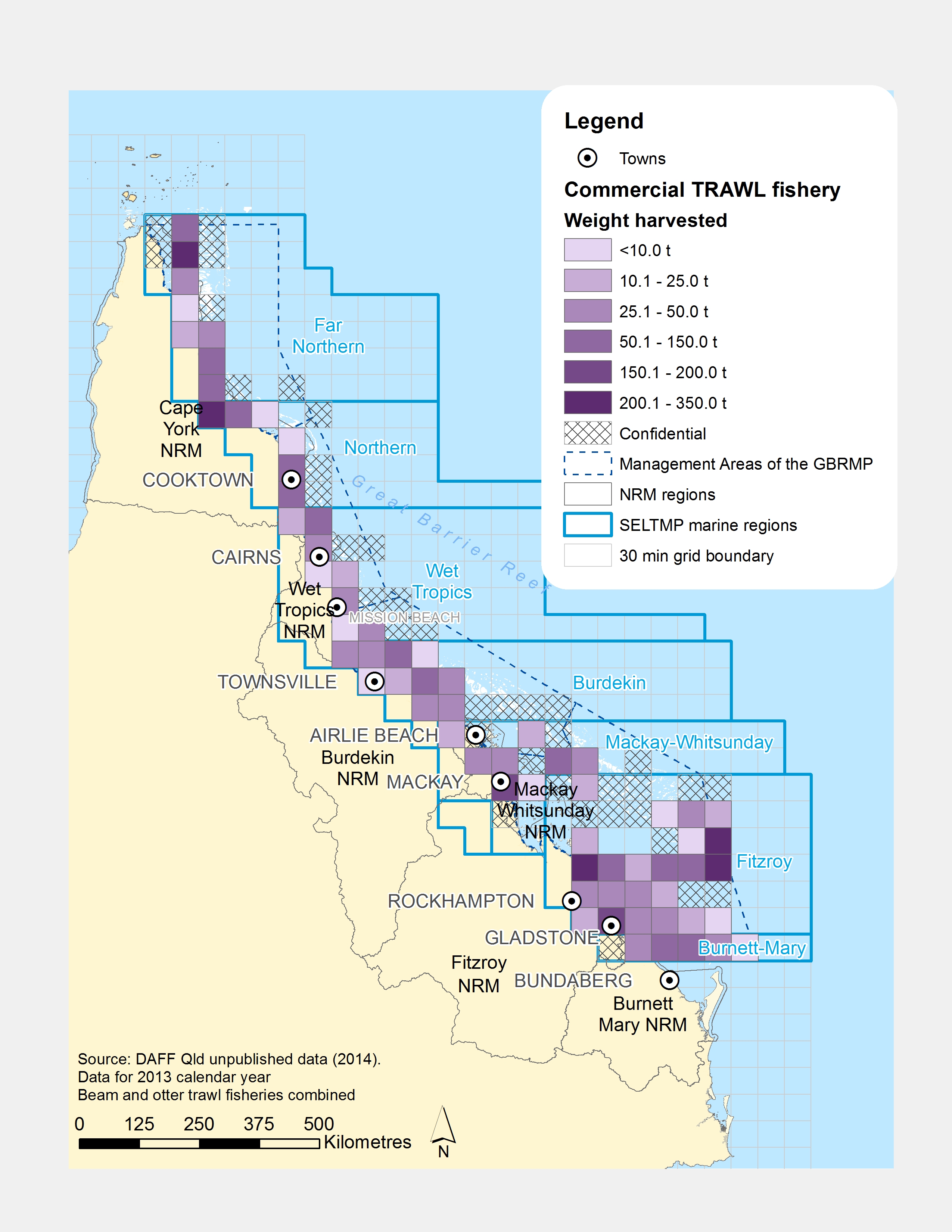 Map 14 CommFish TRAWL Harvest Weight NRM regions 27Nov 14_32.jpg