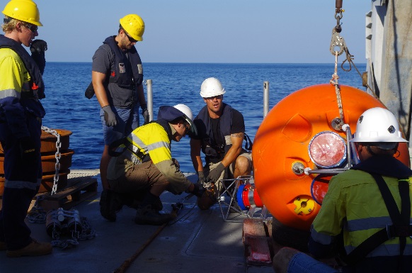 Oceanographic Mooring Deployment