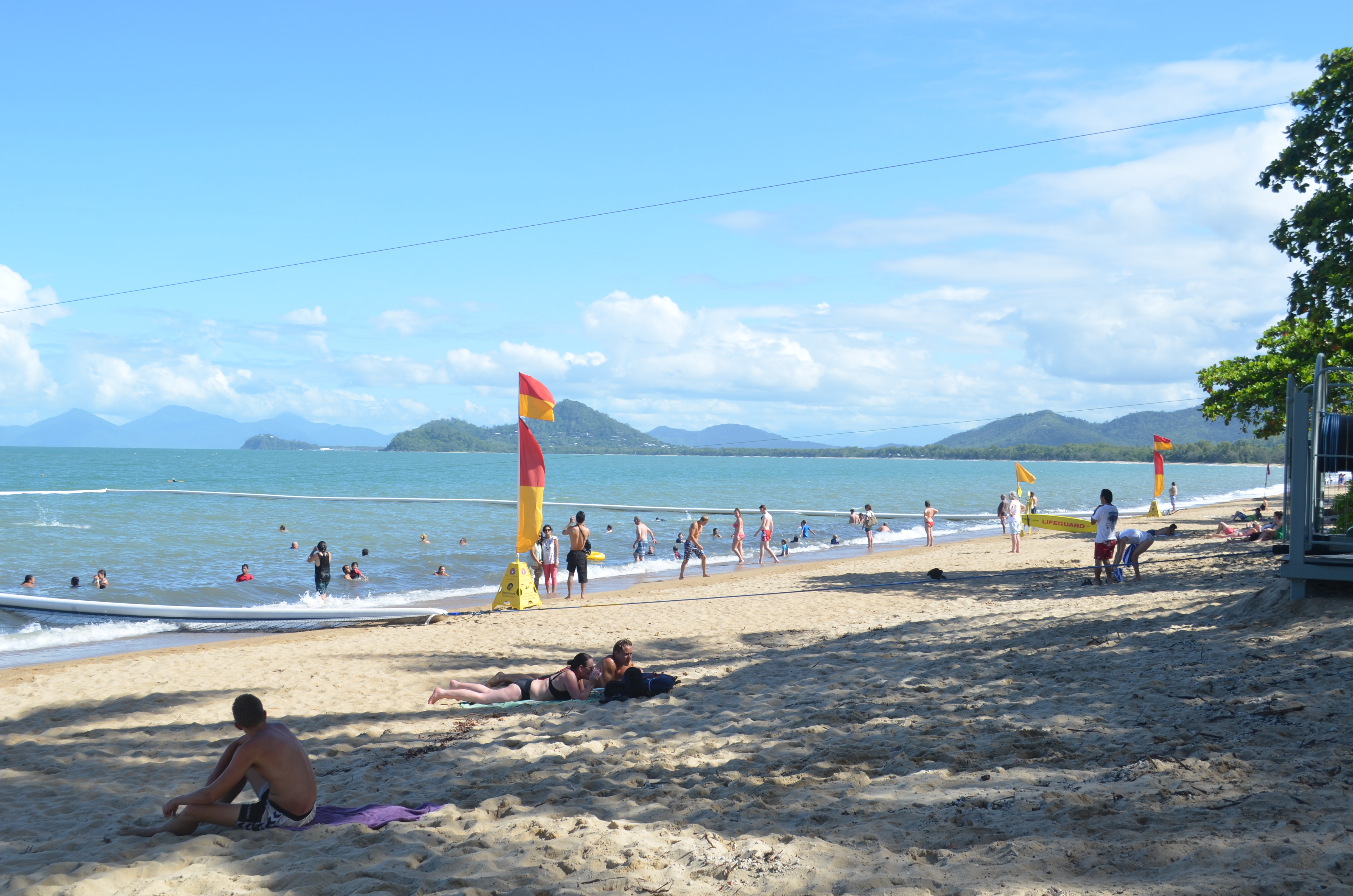 Stinger-resistant swimming enclosures are deployed at popular beaches throughout North Queensland, where they protect against  the deadly box jellyfish.