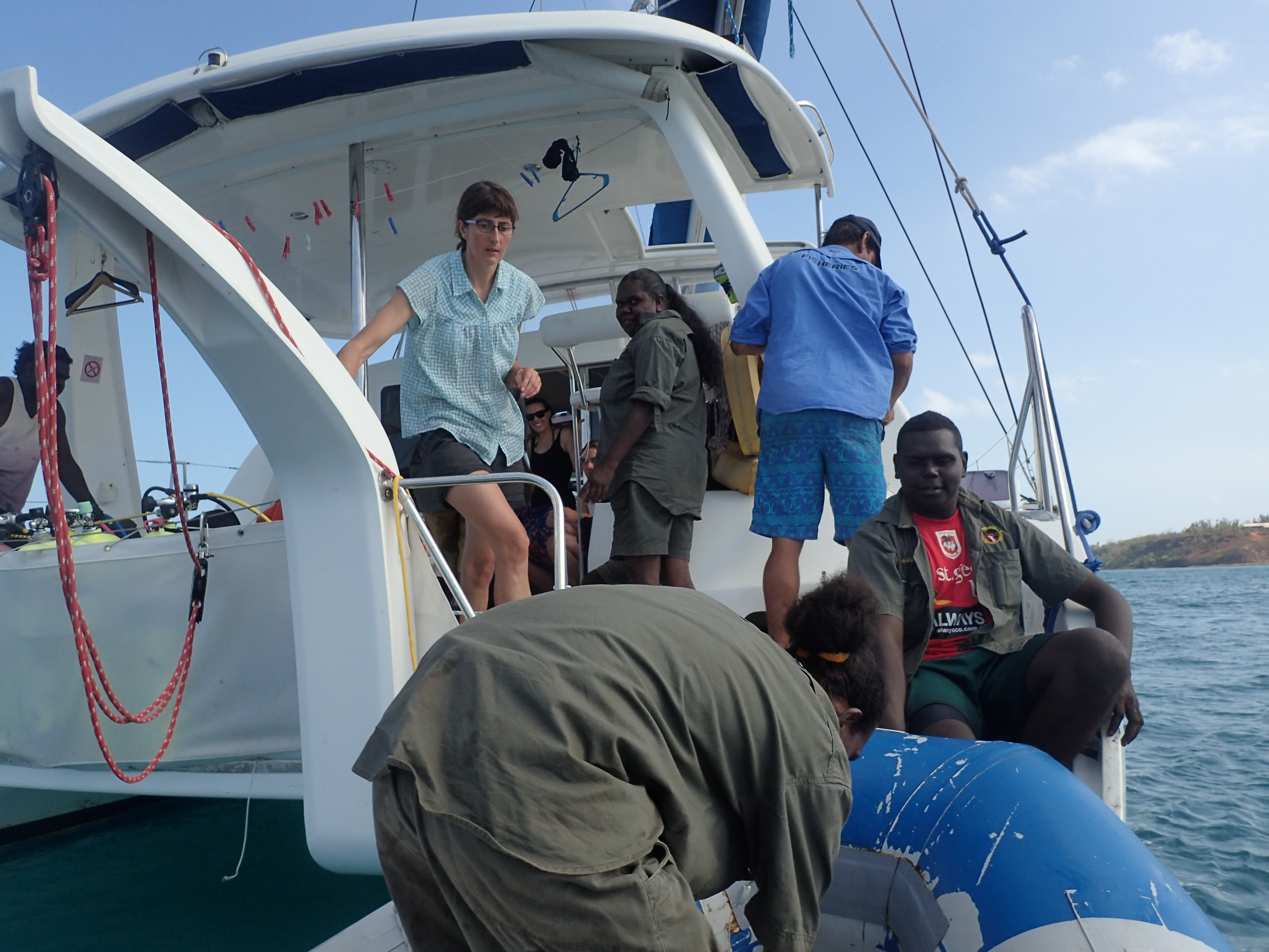 Preparing for RLS surveys with Gumurr Marthakal Rangers at Elcho Island ...