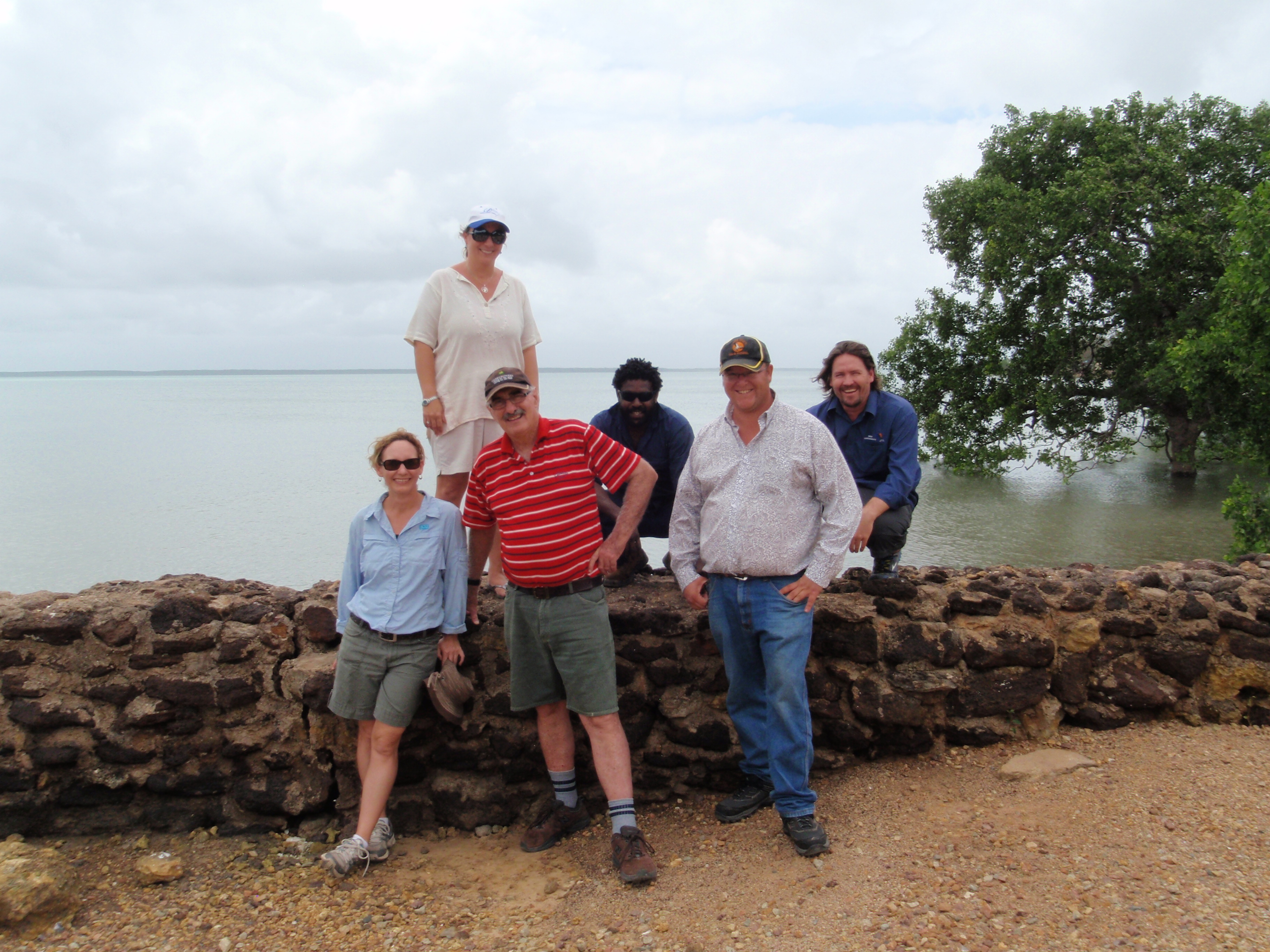 Team members of the island inspections project