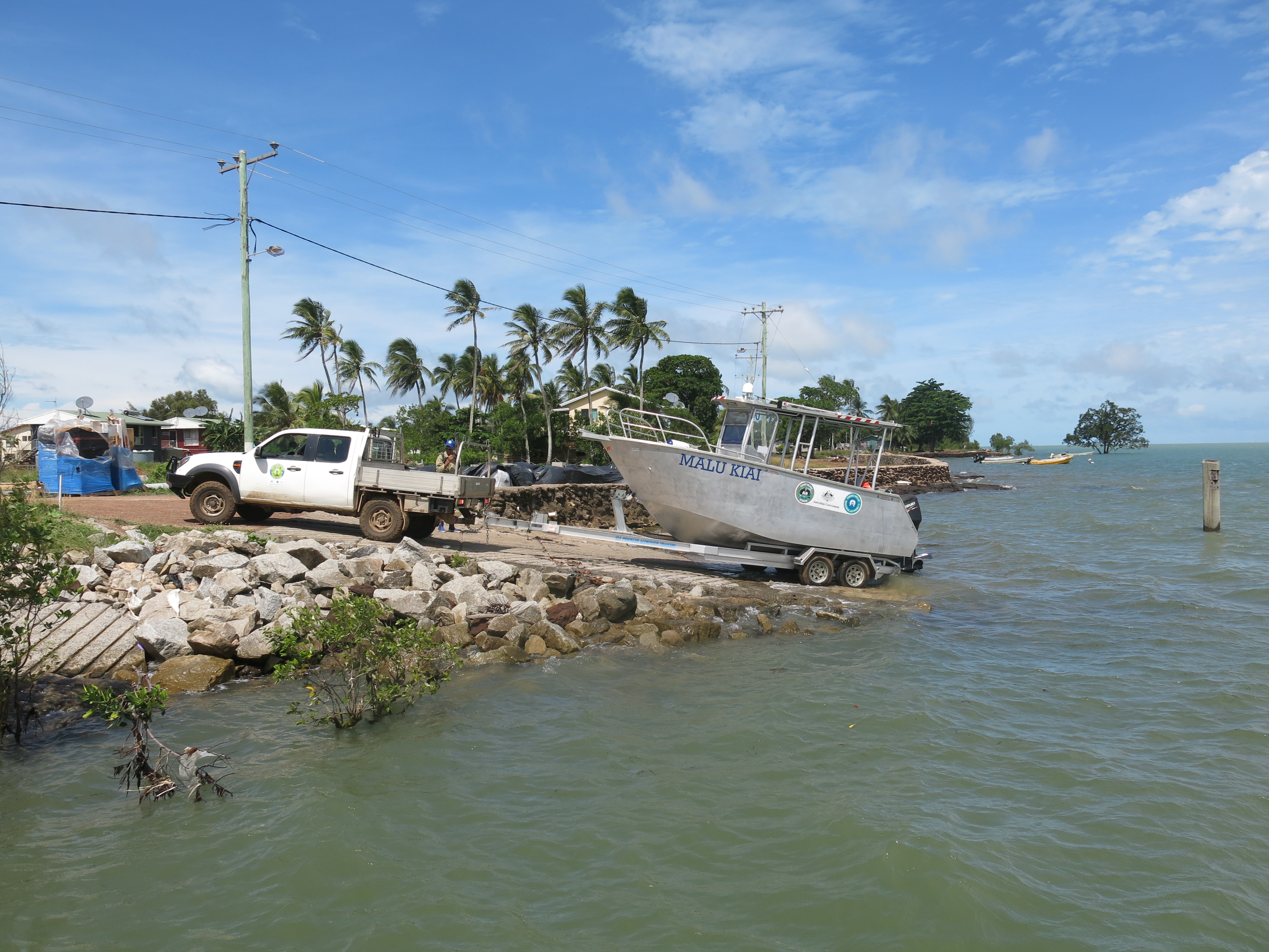 Launching from Saibai Island