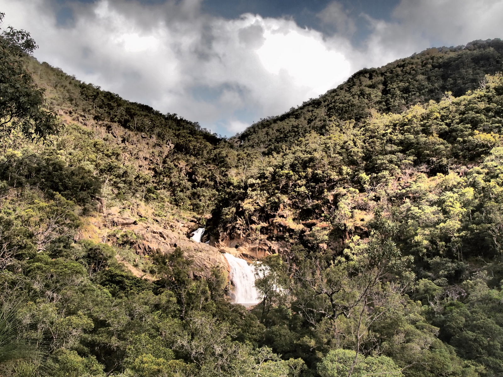 Typical waterfall sampling site