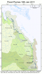 QLD Flood Plumes 2011-01-18
