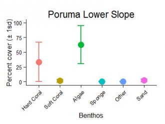 Poruma Reef Lower Slope Benthic Group Graph