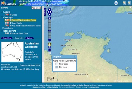 AtlasMapper Mockup Screen Capture (Oct 2010)