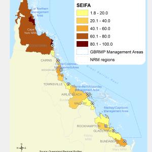 Population in Socio-Economic Indexes for Areas (SEIFA) Quintile 1 (most disadvantaged), by Local Government Area (%)