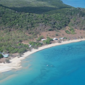 Prince of Wales Island - Aerial view of community