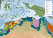 Geomorphology of the seafloor within and beyond the Oceanic Shoals CMR