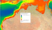 Average turbidity within and beyond the Oceanic Shoals CMR