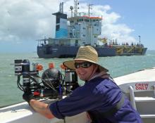 Deployment of a slow descent Water Quality Profiler