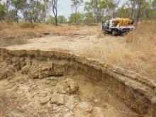 Control gully at the Crocodile experimental gully rehabilitation site