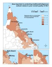 How important is protecting tradition/indigenous cultural values to your overall quality of life?