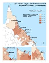 How satisfied are you with the health/status of traditional/indigenous cultural values?