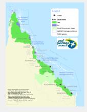 Qld map of Reef Guardians