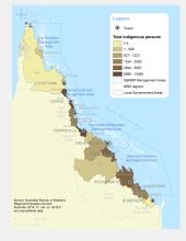 GBR Coastal Communities Number of Indigenous Residents by LGA 2012 (ABS data)