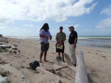 Wastewater management discussions on Masig Island, August 2012