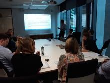 Dr Adrian Volders presenting at DEHP OGBR Workshop - 16/11/17