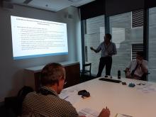 Dr Adrian Volders presenting at DEHP OGBR Workshop - 16/11/17
