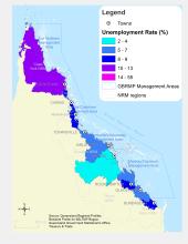 Unemployment Rate, by Local Government Area (%)